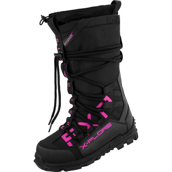 Bottes de Motoneige X-Plore FXR noir et rose