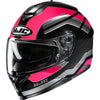 Casque Intégral de Moto C70 Belis HJC noir et rose