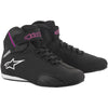 Chaussures de Moto Sektor Femme Alpinestars noir et rose, de 3/4