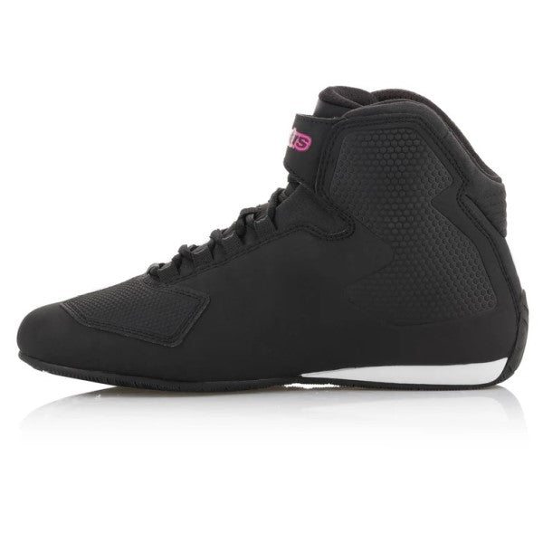 Chaussures de Moto Sektor Femme Alpinestars noir et rose, face intérieure