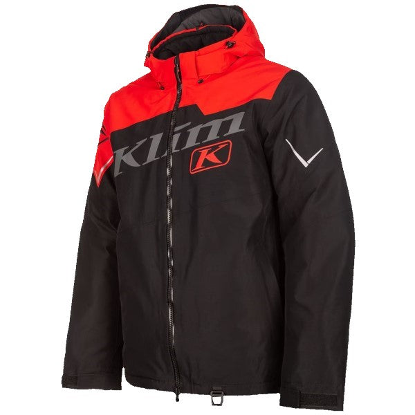 Manteau de Motoneige Instinct Junior Klim noir et rouge