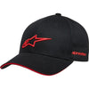 Casquette Rostrum Alpinestars noir et rouge