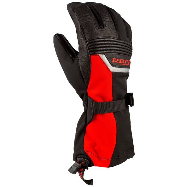 Gants de Motoneige Fusion Klim noir et rouge