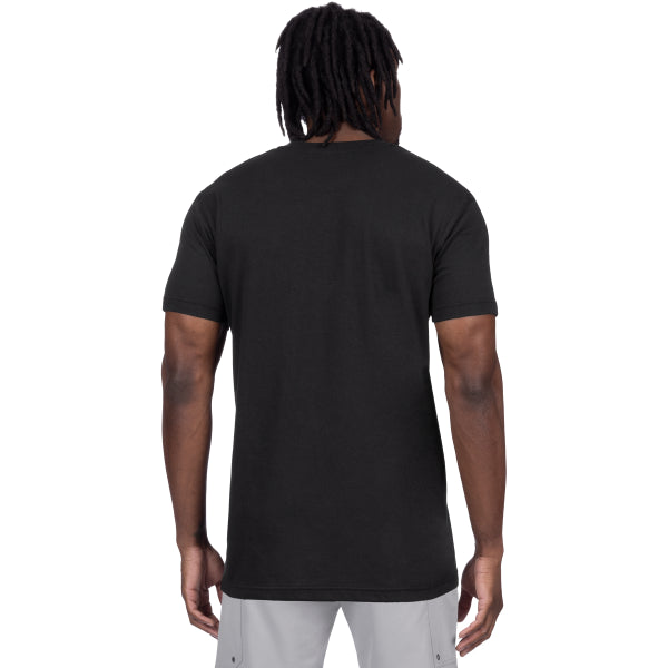 T-Shirt International Race Div Premium FXR noir et rouge, de dos