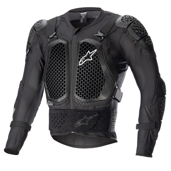 Chandail de Protection de Motocross Bionic Action V2 Alpinestars noir, de face