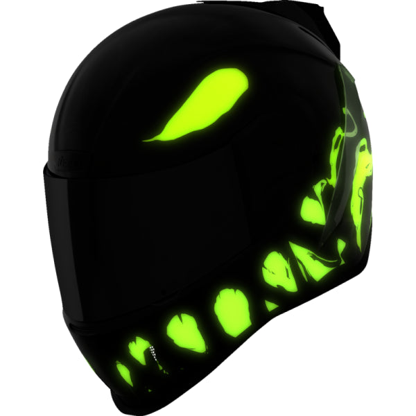 Casque Intégral de Moto Airform MIPS Manik'RR Noir Fluorescent incliné de face