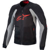 Manteau de Moto Troop-Air Alpinestars noir gris et rouge