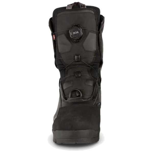 Bottes de Motoneige Saber Single Boa 509 noir ops, de face