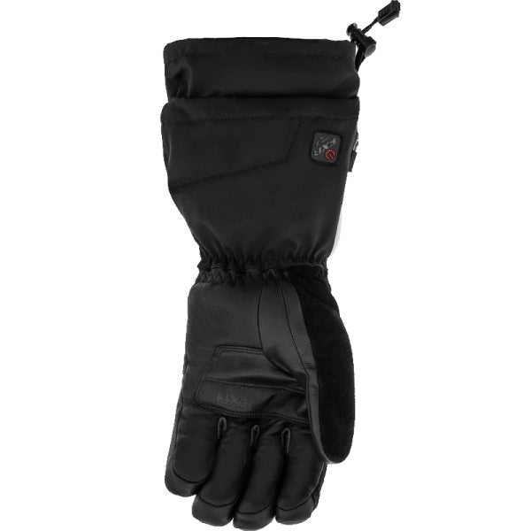 Gants Chauffants de Motoneige Transfer E-Tech Gauntlet FXR noir, paume