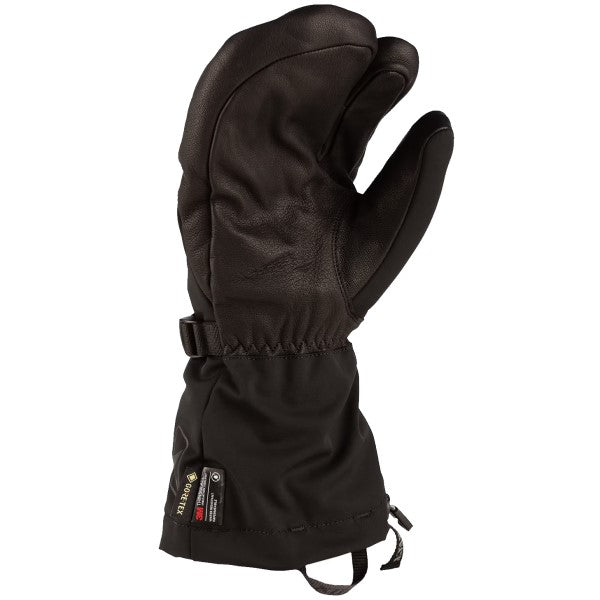 Mitaines de Motoneige Tundra Gauntlet Klim noir, paume