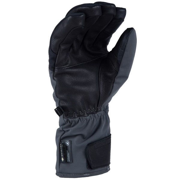 Gants Chauffants de Motoneige Powerxross Klim noir, paume