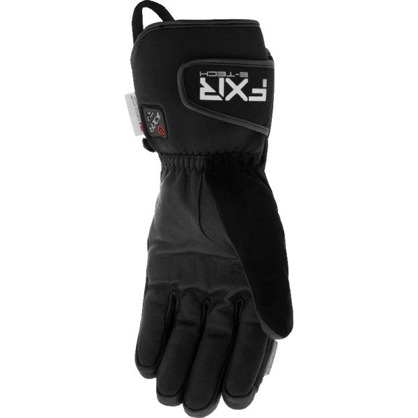 Gants Chauffants de Motoneige Transfer E-Tech FXR noir, paume