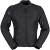 Manteau de Moto Odessa Femme Noir de face