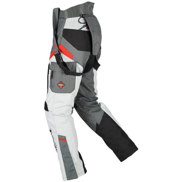 Pantalon de Moto Apalaches Femme Noir/Gris/Rouge de droite