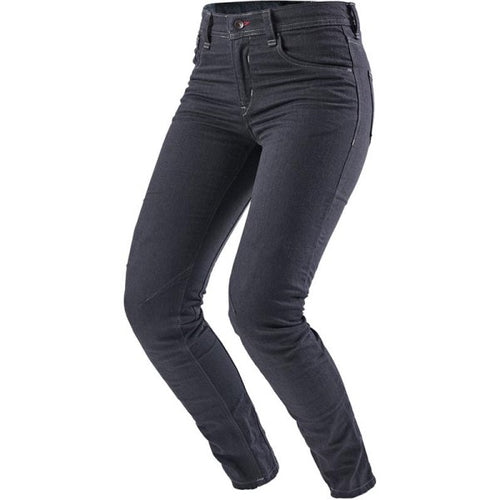Jean de Moto Nikita X Kevlar Femme Gris incliné de droite