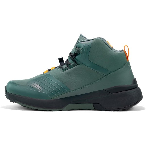Chaussures de Moto Nucleus Vert/Noir de droite