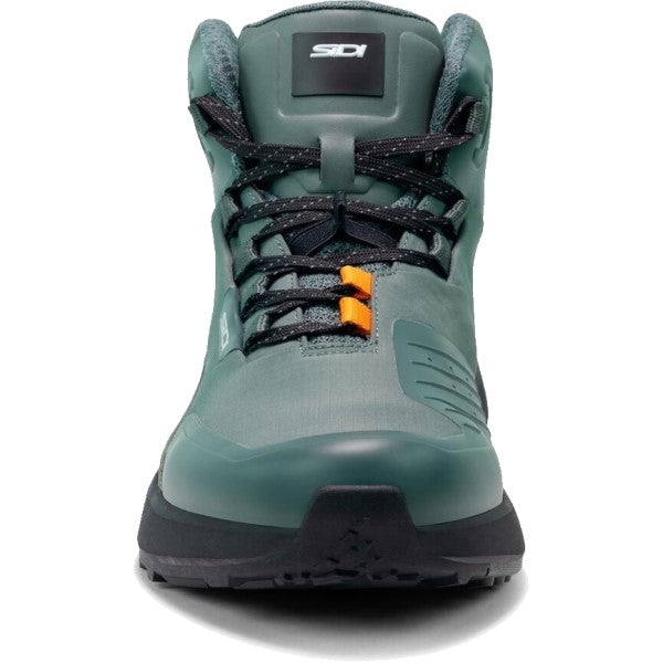 Chaussures de Moto Nucleus Vert/Noir de face