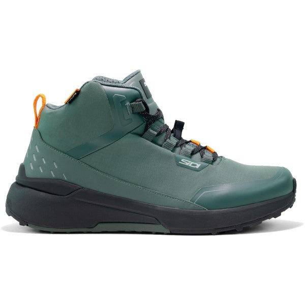 Chaussures de Moto Nucleus Vert/Noir de gauche