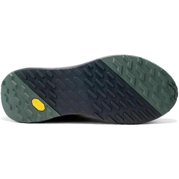 Chaussures de Moto Nucleus Suède WP Noir/Vert de dessous