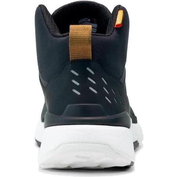 Chaussures de Moto Nucleus Noir/Blanc de dos