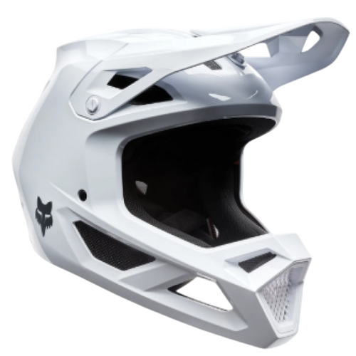 Casque Vélo Intégral Rampage/Fox/blanc, de profil 