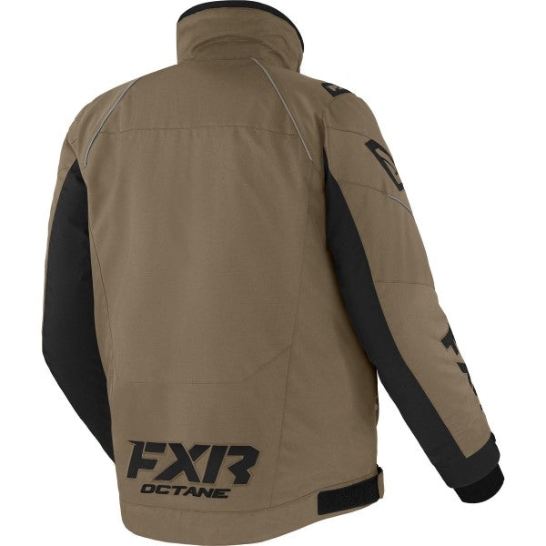 Manteau de Motoneige Octane Fast beige, Dos