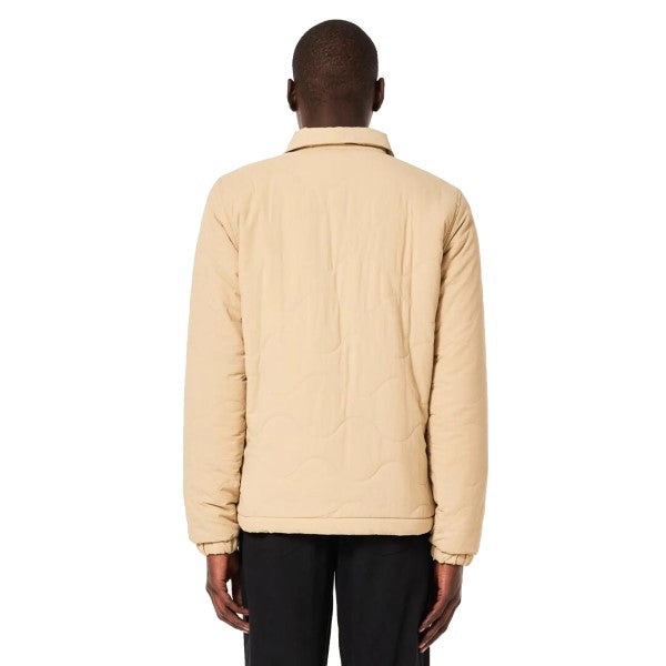 Manteau Sherpa Matelassé Beige Dos