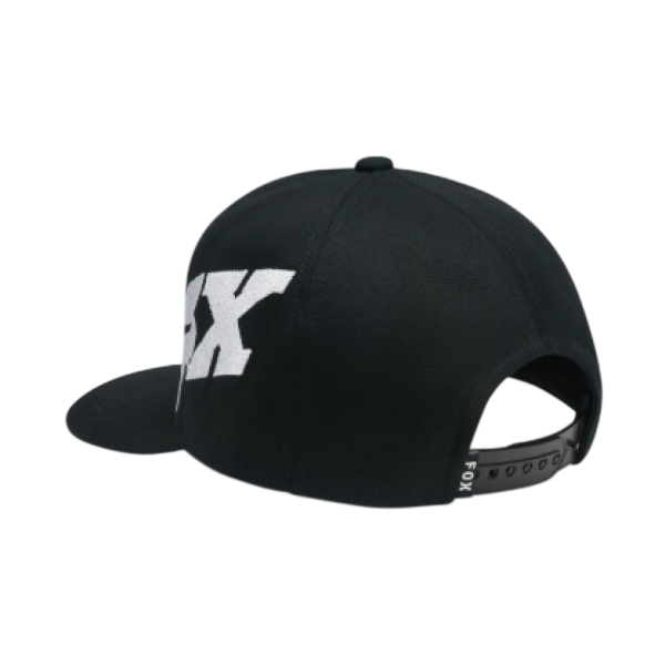 Casquette F Head X Snapback/Fox, noir, arrière
