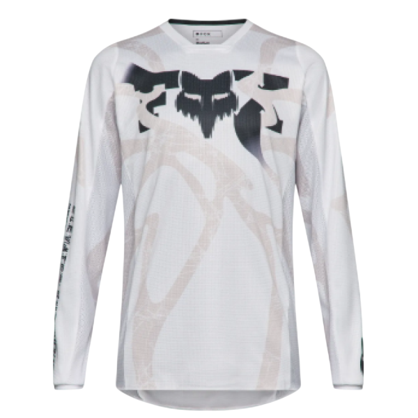 Chandail de Motocross 180 Diffuse Édition Spéciale/Fox/blanc de face