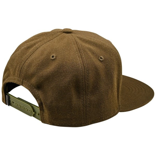 Casquette à Visière Plate Scholar Troy Lee Designs olive, arrière