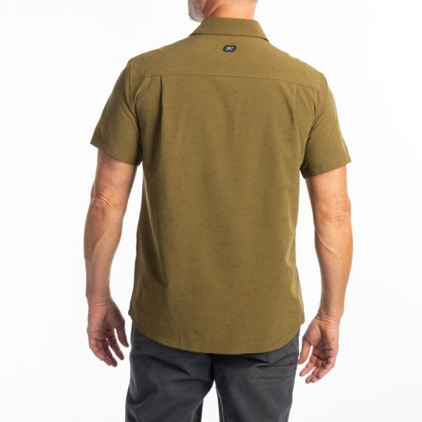 Chemise Colter Bay Stretch Klim olive, de dos