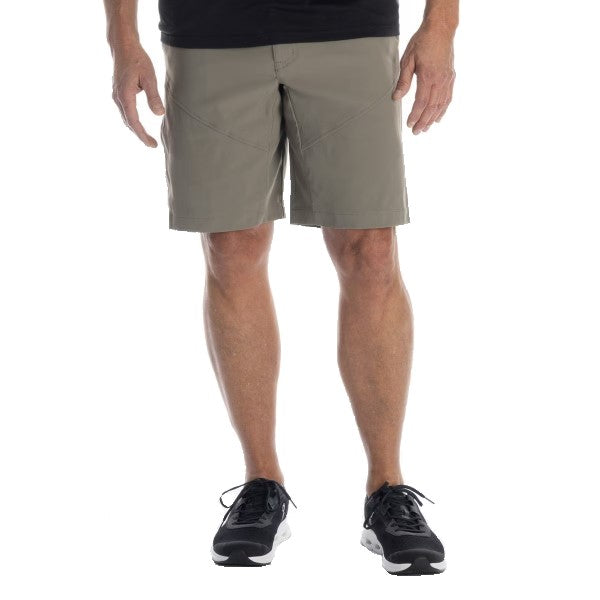 Shorts Baird Klim olive, de face