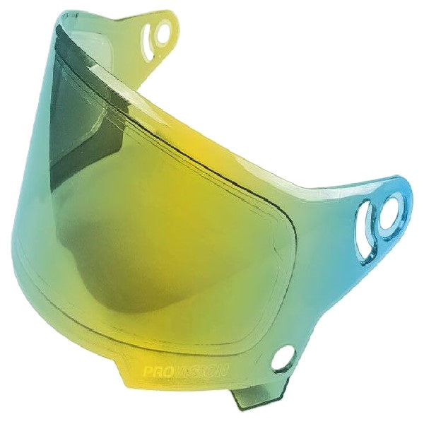 Visière de Moto Eliminator Or de droite