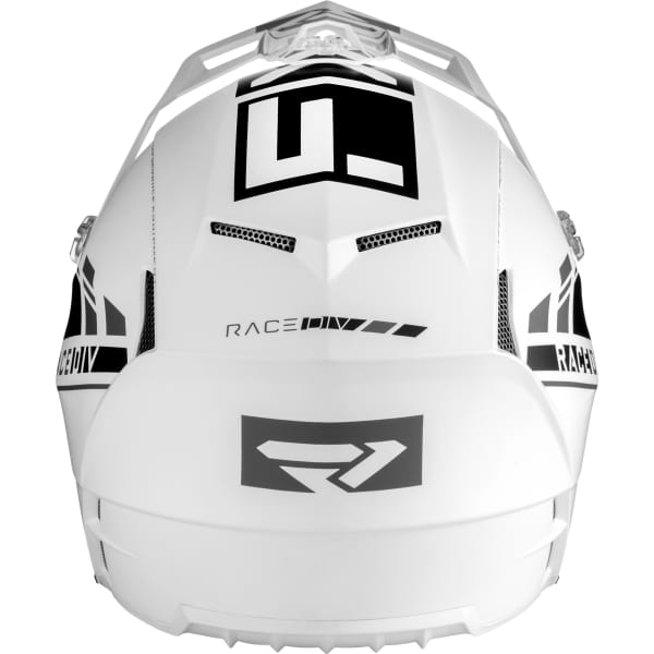 Casque de Motocross Clutch CX Pro MIPS Blanc Derrière