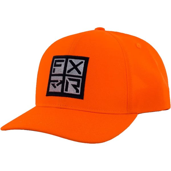 Casquette Baseball Rod & Custom Flammes Orange – 100% Coton, Dos Réglable Velcro