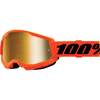 Lunettes de Motocross Strata 2 à Lentille Miroir Junior 100% Orange