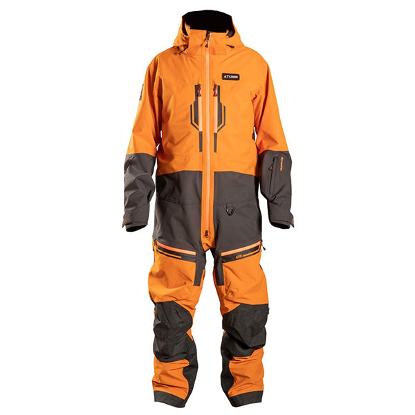 Ensemble de Motoneige Tiro V3 Isolé Orange/Gris de face