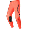 Pantalon de Motocross Fluid Lurv Alpinestars orange, de face