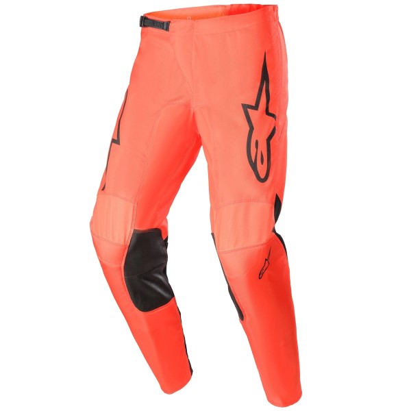 Pantalon de Motocross Fluid Lurv Alpinestars orange, de face