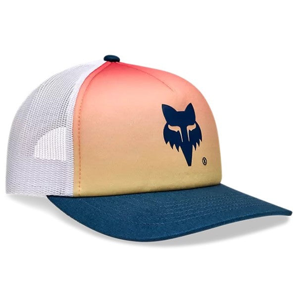 Casquette Elevated Trucker Fox orange, de face
