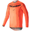 Chandail de Motocross Fluid Lurv Alpinestars orange, de face