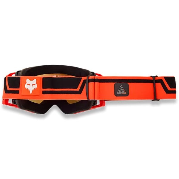 Lunette de Motocross Airspace Drive Fox orange et noir, de dos