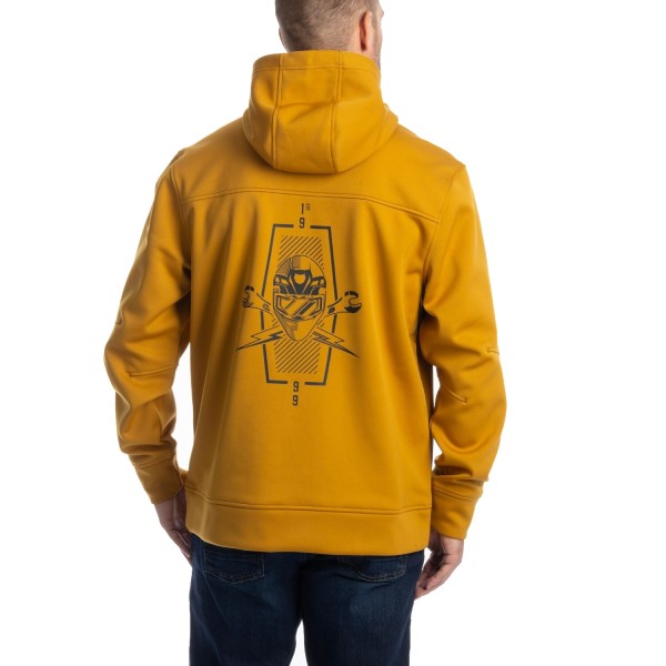 Coton Ouaté Petrol Klim or, de dos