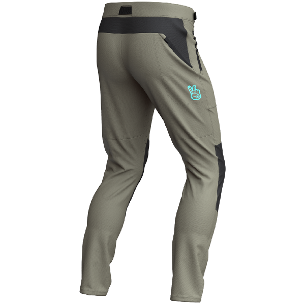 Pantalon de vélo Skyline Trail Mono vert arrière