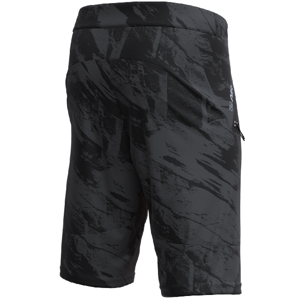 Short de Vélo Skyline Elemental noir de dos