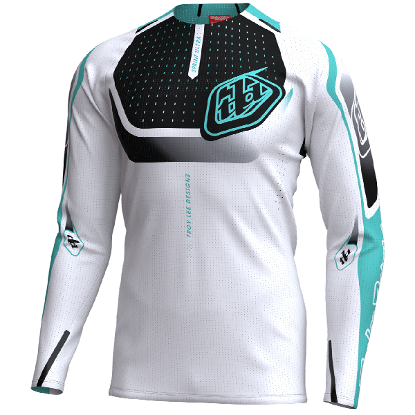 Maillot de Vélo Sprint Ultra LS Proton blanc