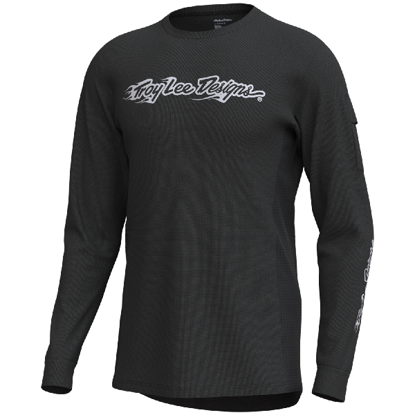 Maillot de Vélo Ruckus Ride LS Burn Out noir