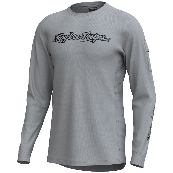 Maillot de Vélo Ruckus Ride LS Burn Out gris
