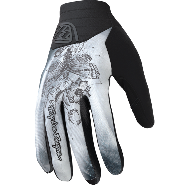 Gants de Vélo Luxe Illusion Femme Troy Lee Noir/Blanc