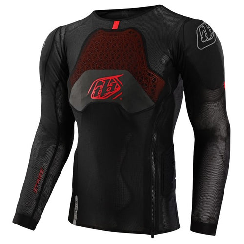 Plastron de Motocross Stage Ghost D30 Ls Baselayer| Noir, le côté face